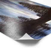 Forest Aurora 5x7 Print Foto Afdruk (Hoek)