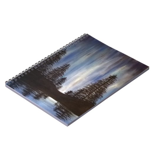 Forest Aurora Spiral notebook Notitieboek (Linkerzijde)