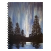 Forest Aurora Spiral notebook Notitieboek (Voorkant)