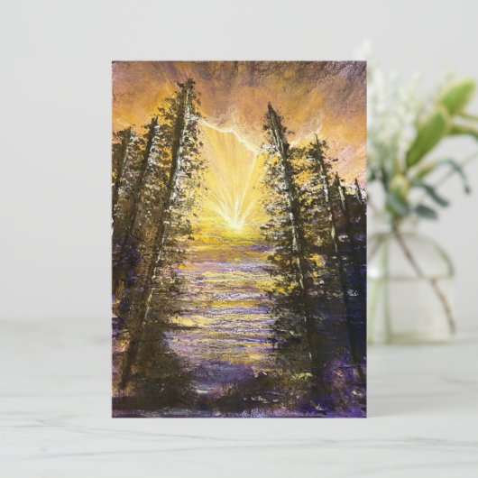 Forest Awakking Bedankkaart (Staand voorkant)