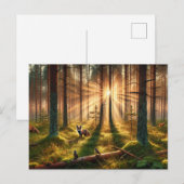 Forest Awakking Briefkaart (Voorkant / Achterkant)