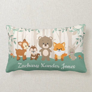 Forest Baby Animals Woodland Nursery Decoration Kussen