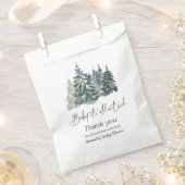 Forest Baby Het is koud buiten het Baby shower Bedankzakje (Geknipt)