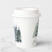 Forest Baby Het is koud buiten het Baby shower Papieren Bekers (Rechts)