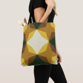 Forest Bark Diamond-motief Tote Bag (Dichtbij)