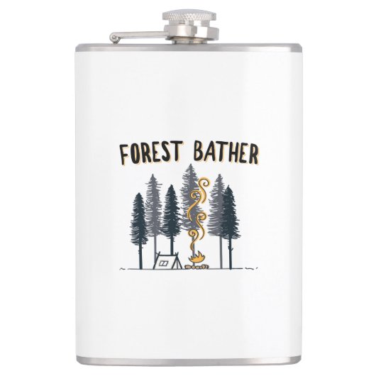 Forest Bather Camping Heupfles (Voorkant)
