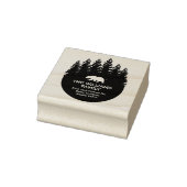 Forest Beer familie retouradres Rubberstempel (Stempel)