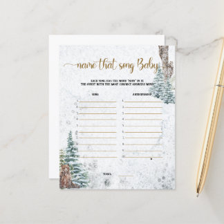 Forest beer-Naam dat nummer baby shower spel