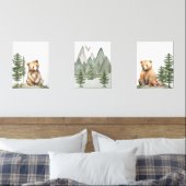 Forest Beer Nursery Prints - Set van 3 (Slaapkamer)