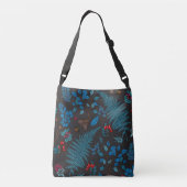 Forest berries, leaves and bugs 1 crossbody tas (Achterkant)