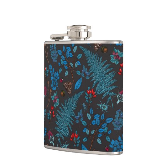 Forest berries, leaves and bugs 1 heupfles (Links)