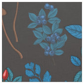 Forest berries, leaves and bugs 1 stof (Close Up)