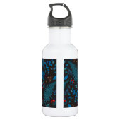 Forest berries, leaves and bugs 1 waterfles  (Achterkant)