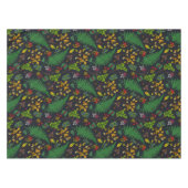 Forest berries, leaves and bugs on graphics black tafelkleed (Voorkant (Horizontaal))