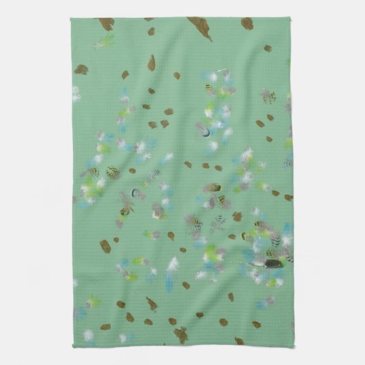 Forest Birds Kitchen Towel Theedoek (Verticaal)