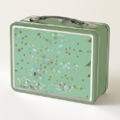 Forest Birds Metalen Lunchbox (Achterkant)