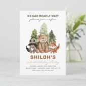 Forest Birthday Invitation | Uitnodigingen voor bo (Staand voorkant)