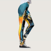 Forest Black Beer Majesty Design Leggings (Rechts)