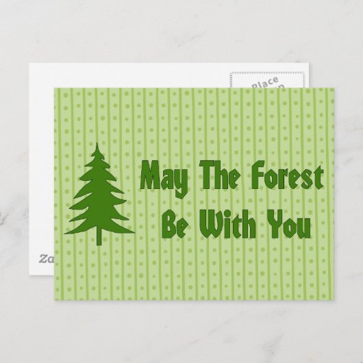 Forest Blessing Briefkaart (Voorkant / Achterkant)