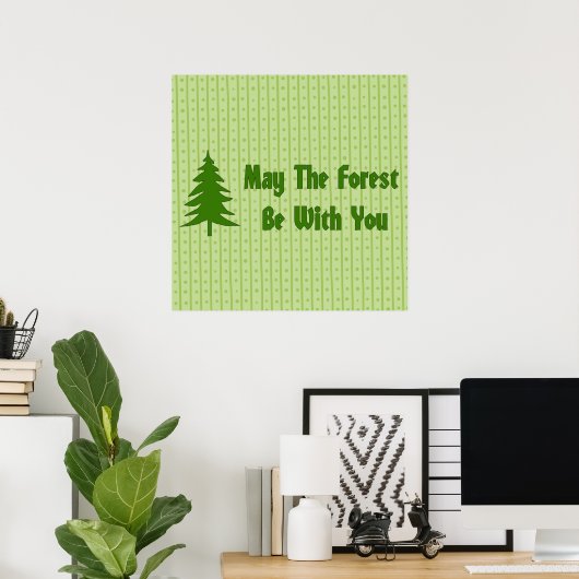 Forest Blessing Poster (Thuiskantoor)