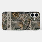 Forest Branches Camouflage Personalized Case-Mate iPhone Case (Achterkant (horizontaal))