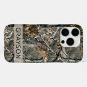Forest Branches Camouflage Personalized Case-Mate iPhone Case (Achterkant (horizontaal))