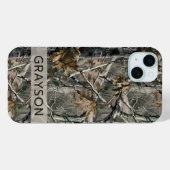 Forest Branches Camouflage Personalized Case-Mate iPhone Case (Achterkant (horizontaal))
