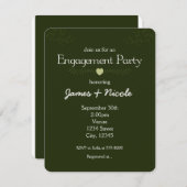 Forest Branches Rustieke Engagement Party Uitnodig Kaart (Voorkant / Achterkant)