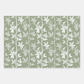 Forest Breeze Minimalist Botanical Silhouette Inpakpapier Vel (Voorkant 3)