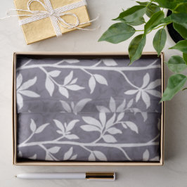 Forest Breeze Minimalist Botanical Silhouette Lav Tissuepapier