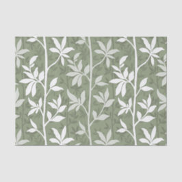 Forest Breeze Minimalist Botanical Silhouette Tissuepapier
