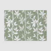 Forest Breeze Minimalistische Botanische Silhouett Tissuepapier (Voorkant)
