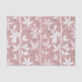Forest Breeze Modern Botanical Silhouette Pink Tissuepapier (Voorkant)