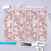 Forest Breeze Modern Botanical Silhouette Pink Tissuepapier (Craft)