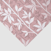 Forest Breeze Modern Botanische Silhouette Roze Tissuepapier (Detail)