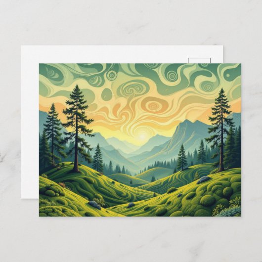 Forest Briefkaart (Voorkant / Achterkant)