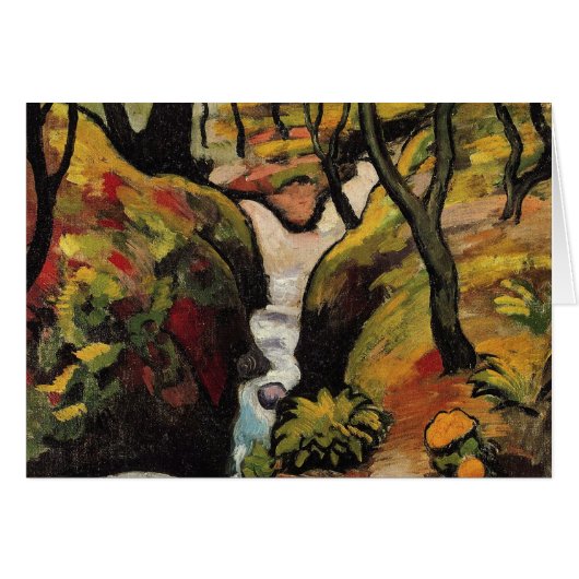 Forest Brook door August Macke  Expressionisme (Voorkant Horizontaal)