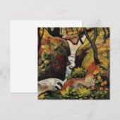 Forest Brook door August Macke  Expressionisme (Voorkant / Achterkant)