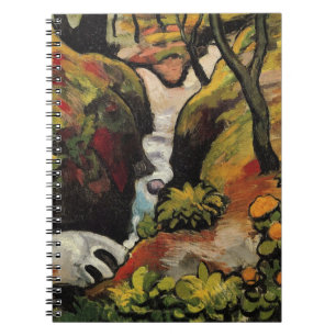 Forest Brook door August Macke  Expressionisme Notitieboek