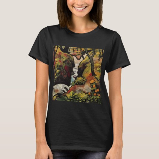 Forest Brook door August Macke Expressionisme T-shirt (Voorkant)