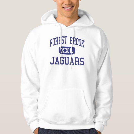 Forest Brook - Jaguars - High - Houston Texas Hoodie (Voorkant)