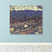 Forest Brook te Leissigen, Zwitserland (Landschap) Canvas Afdruk (Insitu (Houten vloer))