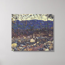 Forest Brook te Leissigen, Zwitserland (Landschap) Canvas Afdruk