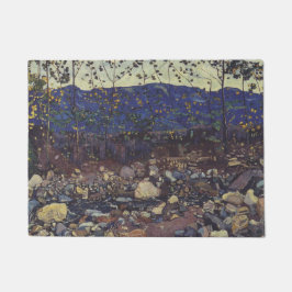 Forest Brook te Leissigen, Zwitserland (Landschap) Deurmat