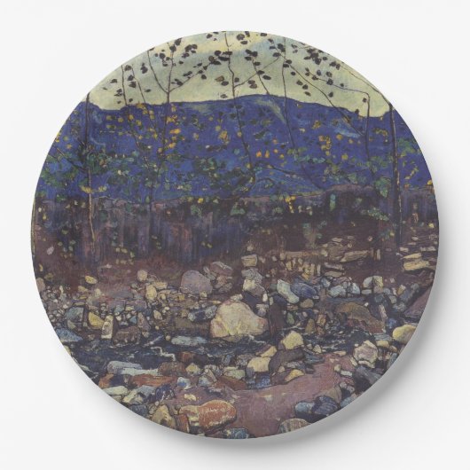 Forest Brook te Leissigen, Zwitserland (Landschap) Papieren Bordje (Voorkant)