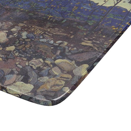 Forest Brook te Leissigen, Zwitserland (Landschap) Snijplank (Hoek)