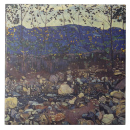 Forest Brook te Leissigen, Zwitserland (Landschap) Tegeltje