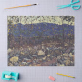 Forest Brook te Leissigen, Zwitserland (Landschap) Tissuepapier (Craft)