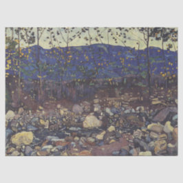 Forest Brook te Leissigen, Zwitserland (Landschap) Tissuepapier