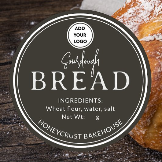 Forest Brown Bakery Sourdough Brood Logo Sticker